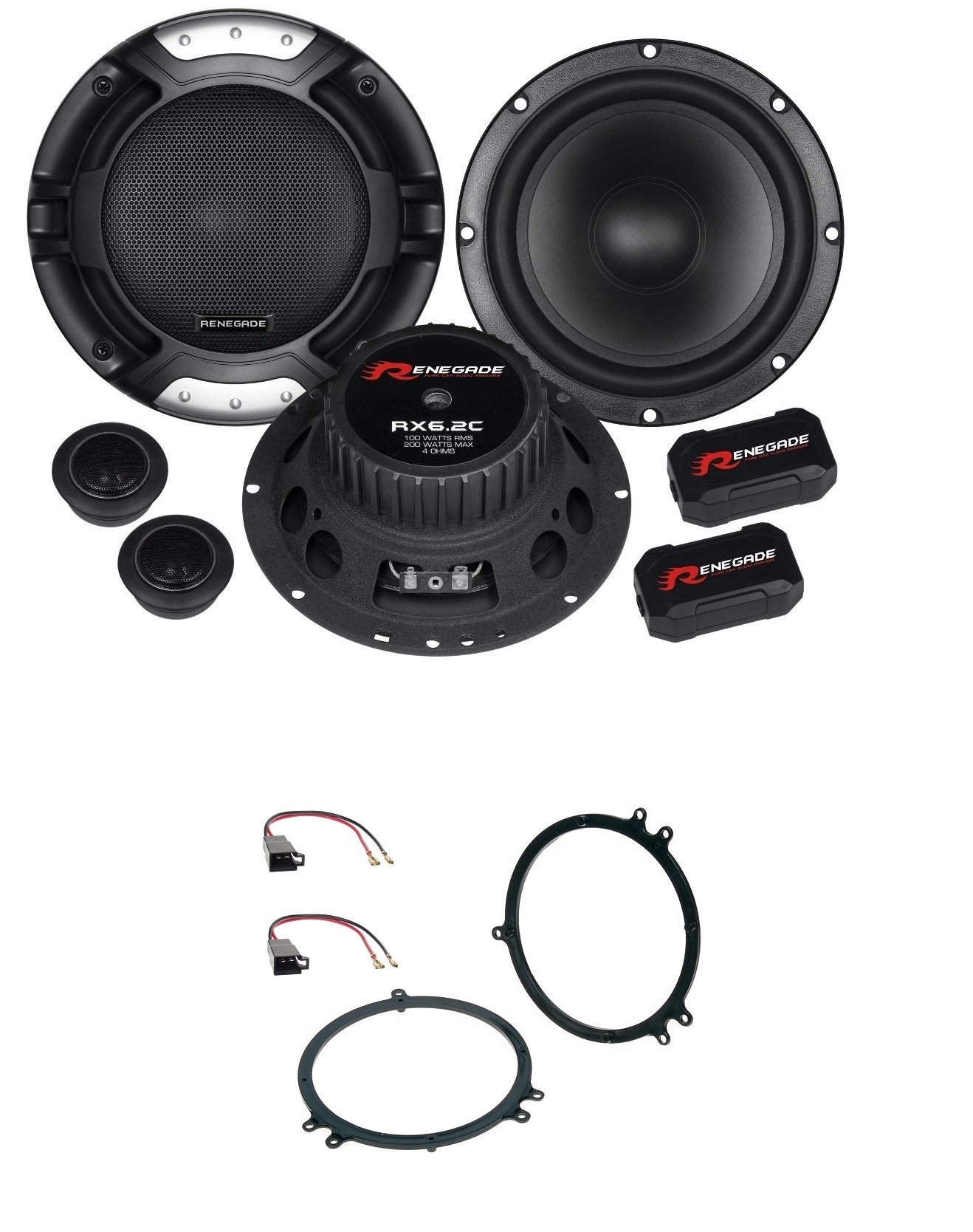 Automobilové reproduktory 165 mm Audi Tt A4 B5 Avant Vzdialenosť Renegade RX6.2C