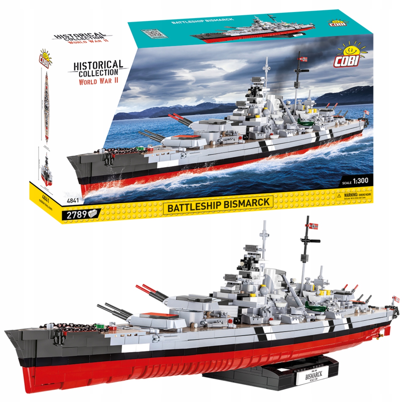 

Klocki Cobi 4841 Okręt Statek Battleship Bismarck