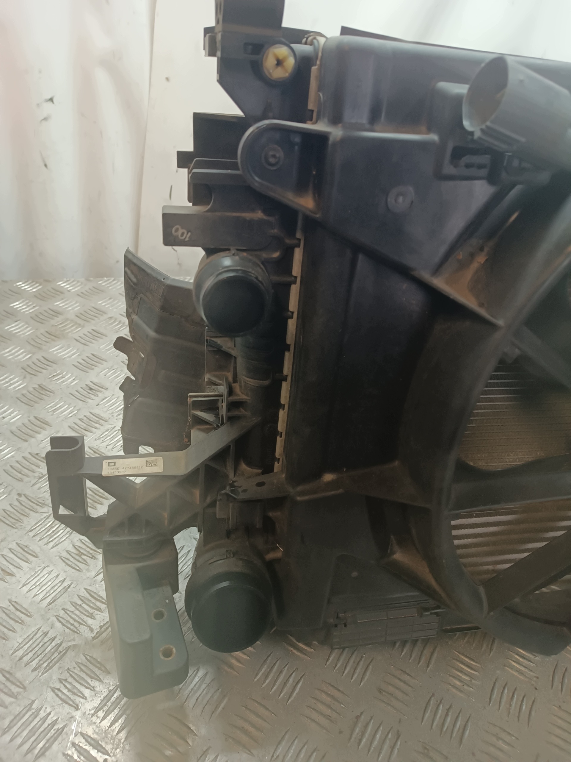 chladič vody KOMPLET ventilátor OPEL ASTRA K V 1.6 CDTI