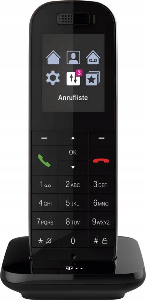 Telefon bezprzewodowy Telekom B07T47KWVN stacjonarny pamięć do 100 numerów Marka Telekom