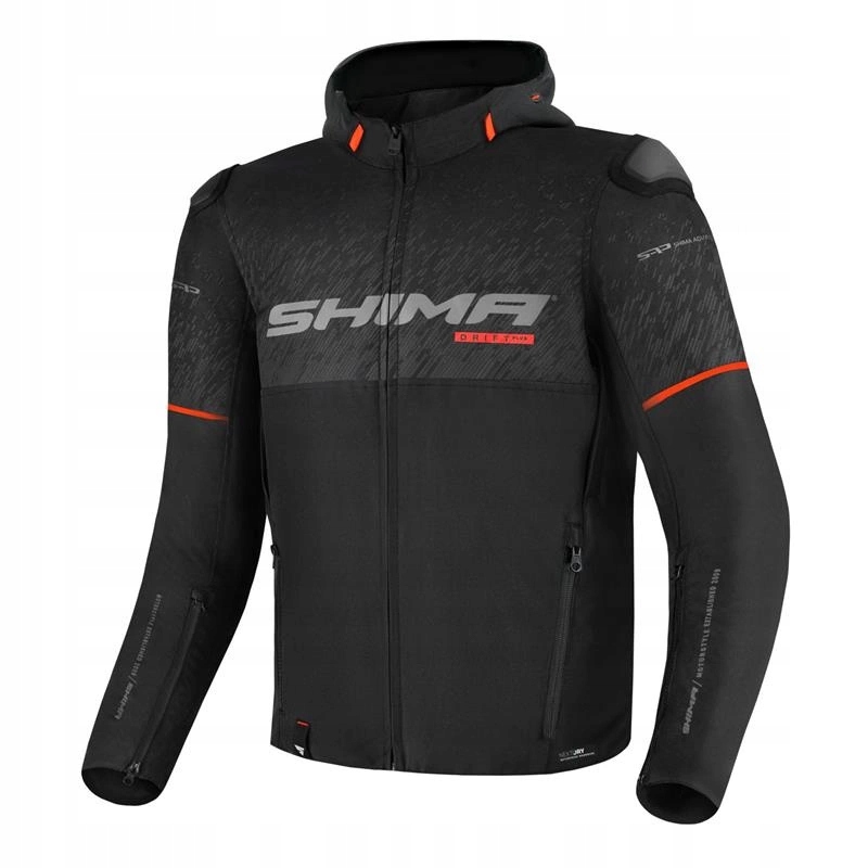 Kurtka motocyklowa tekstylna Shima Drift+ Men czarny