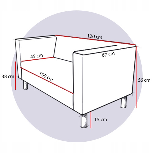 sofa kanapa dwuosobowa PICOLO SAWANA plecionka wiele kolorów Marka tapicer-opole