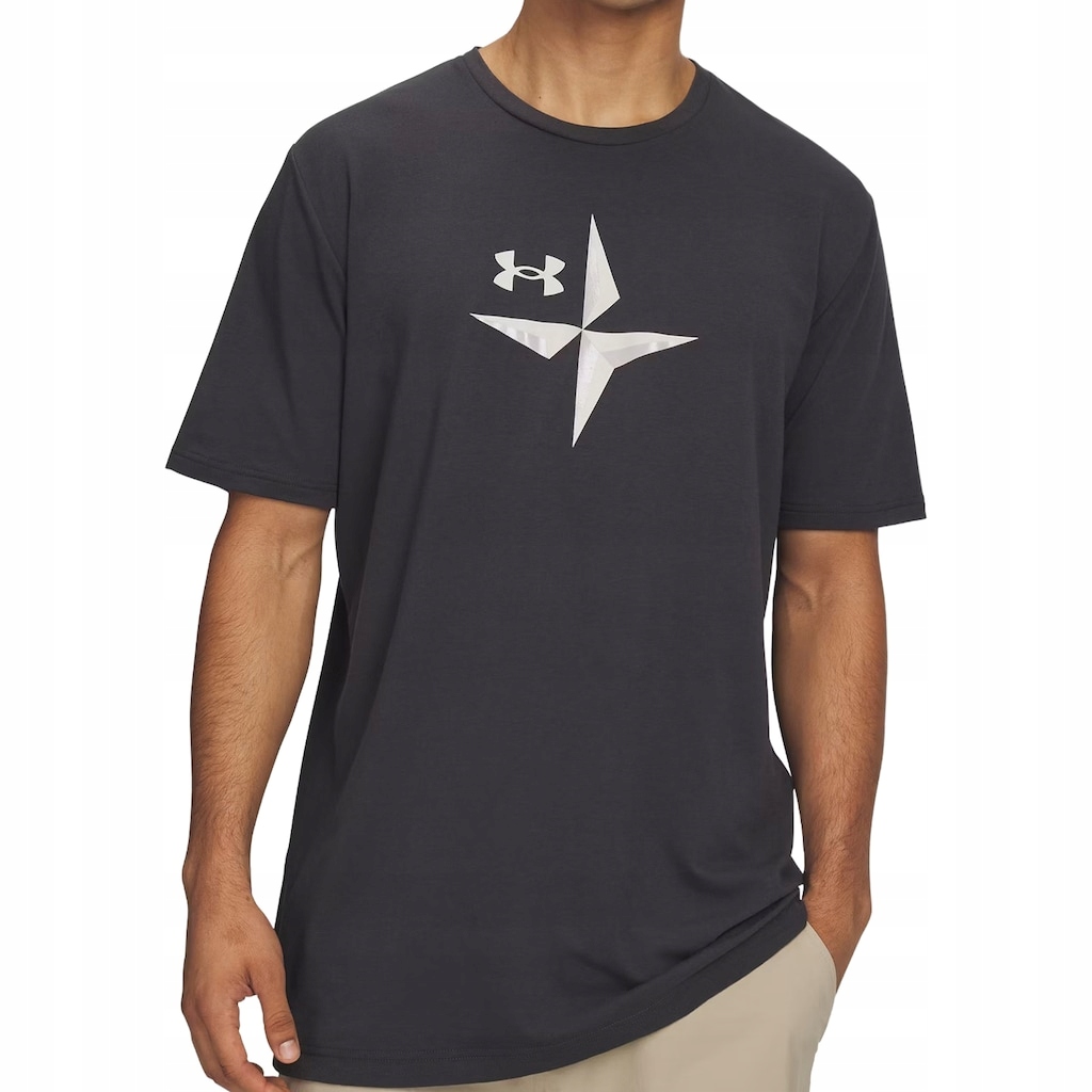 Tričko Under Armour Explor Graphic Anthracite/Summit White M