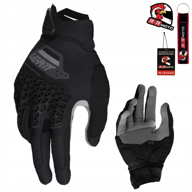 Motocyklové rukavice cross Leatt Adv Rally 5.5 Stealth čierne Darčeky