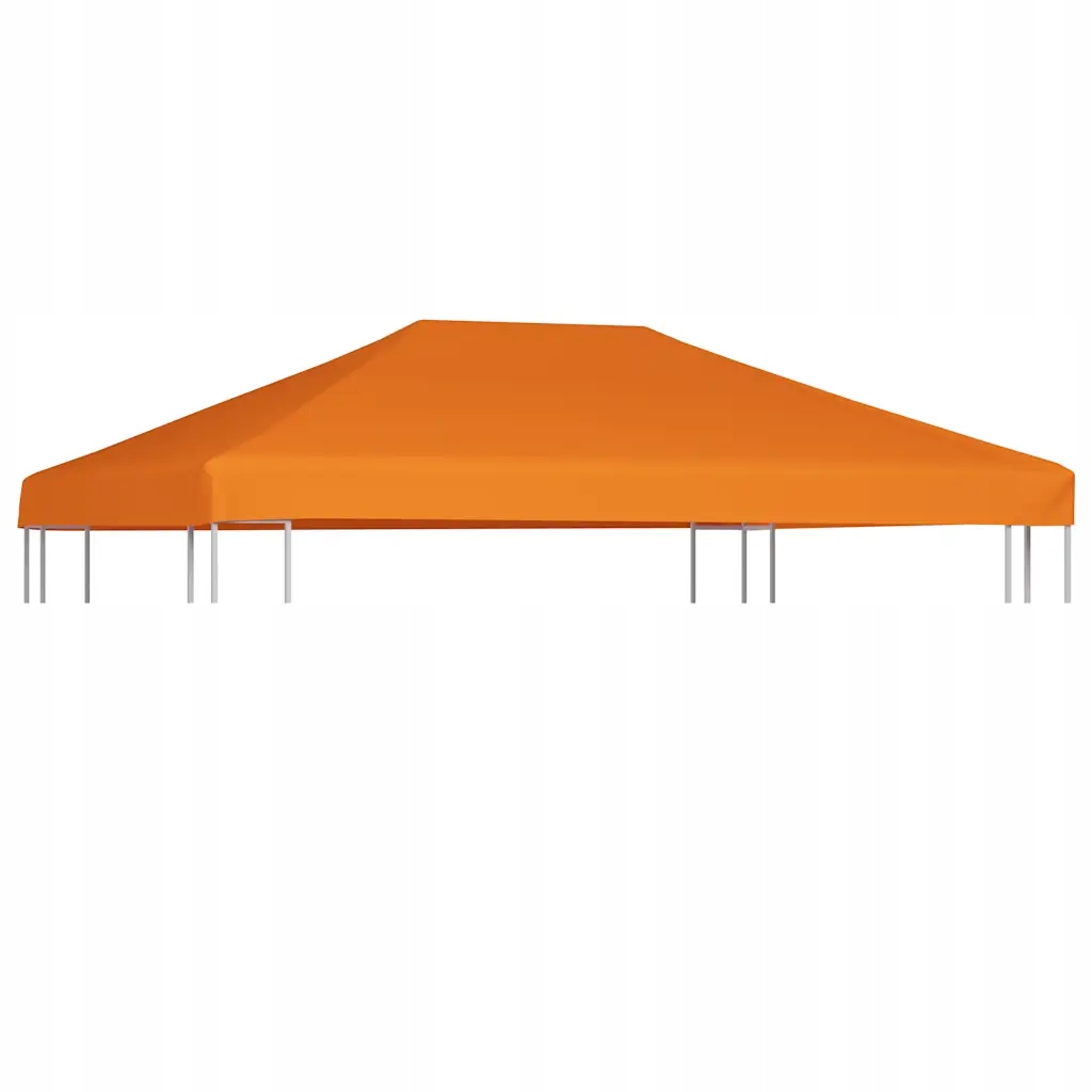 Zastřešení zahradního altánu z polyesteru s Pvc povlakem, oranžové, 4 x 3 m
