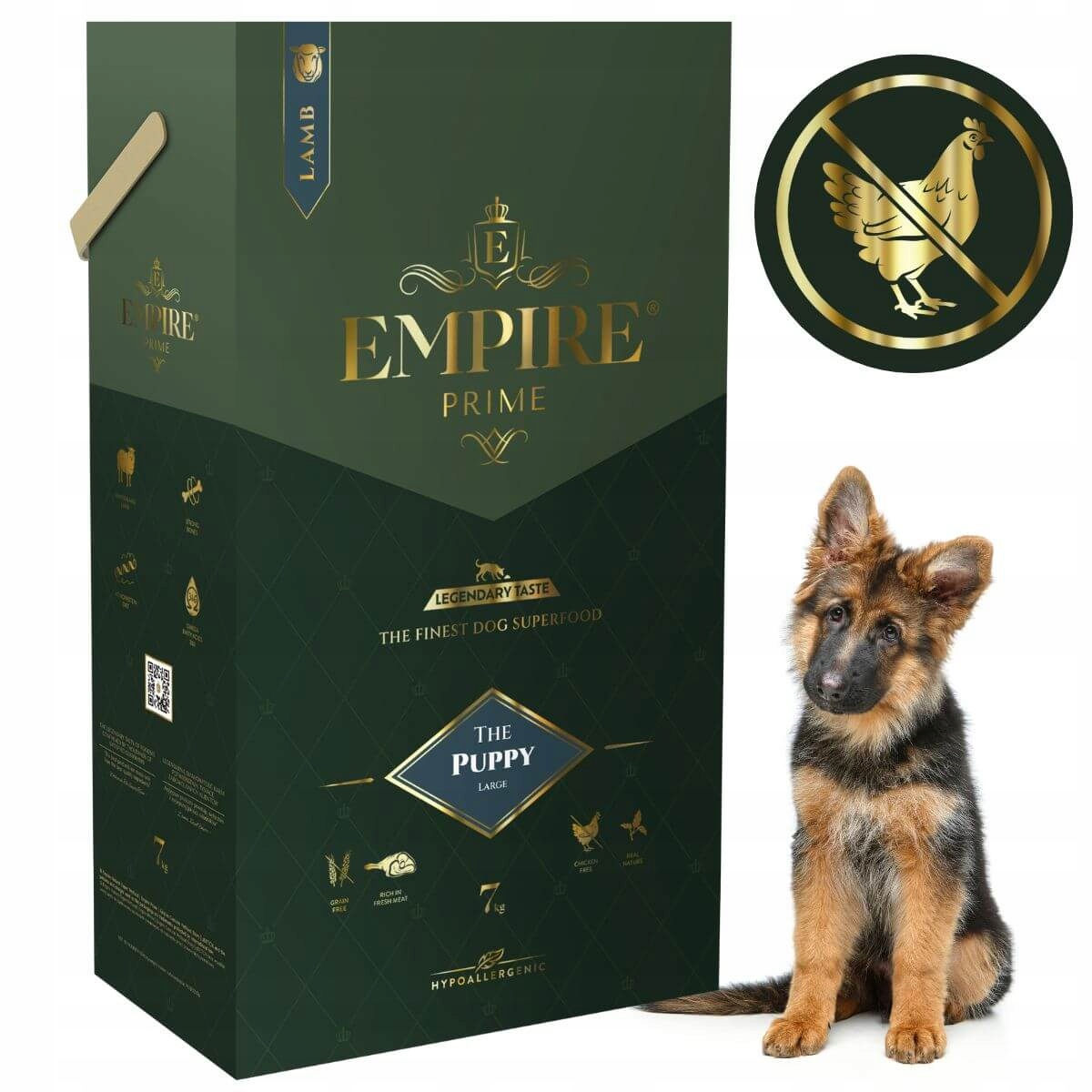 Levně Suché krmivo Junior pro štěňata německého ovčáka bez kuřete 7k