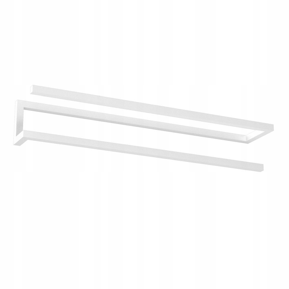 Bílý nástěnný koupelnový věšák na 2 ručníky Bathroom Organizati