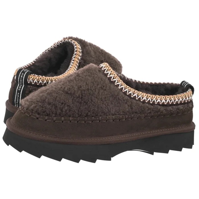 Polobotky Emu Australia Sharky Adventure Scuff Teddy W13336 Hnědé