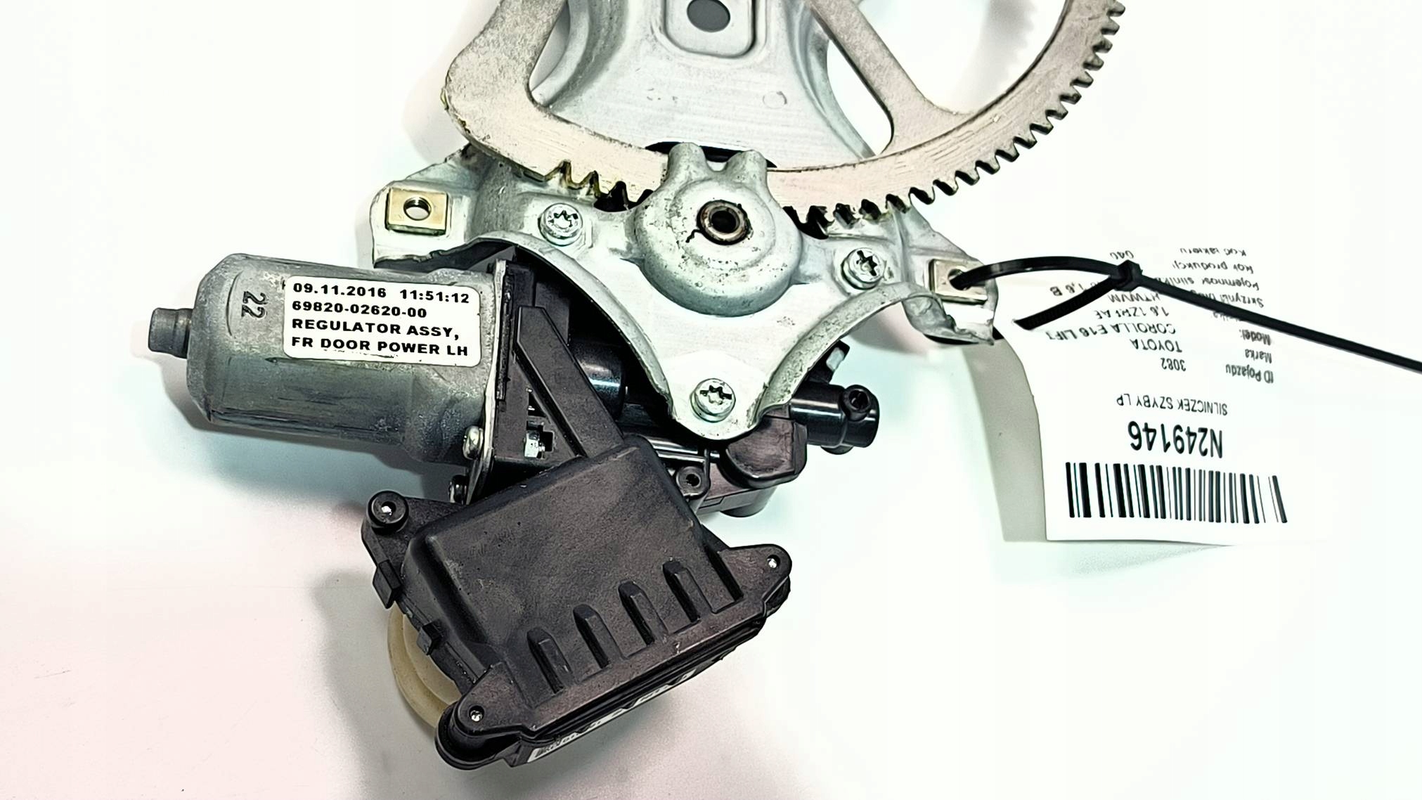 mini motor windows left front 85720-02480 TOYOTA COROLLA E18