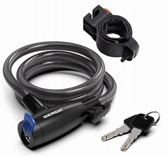 Zapięcie rower linka Gerda FLEX dł1500/8