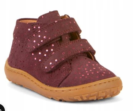 Skórzane buty Barefoot dla dziewczynki lekkie trzewiki