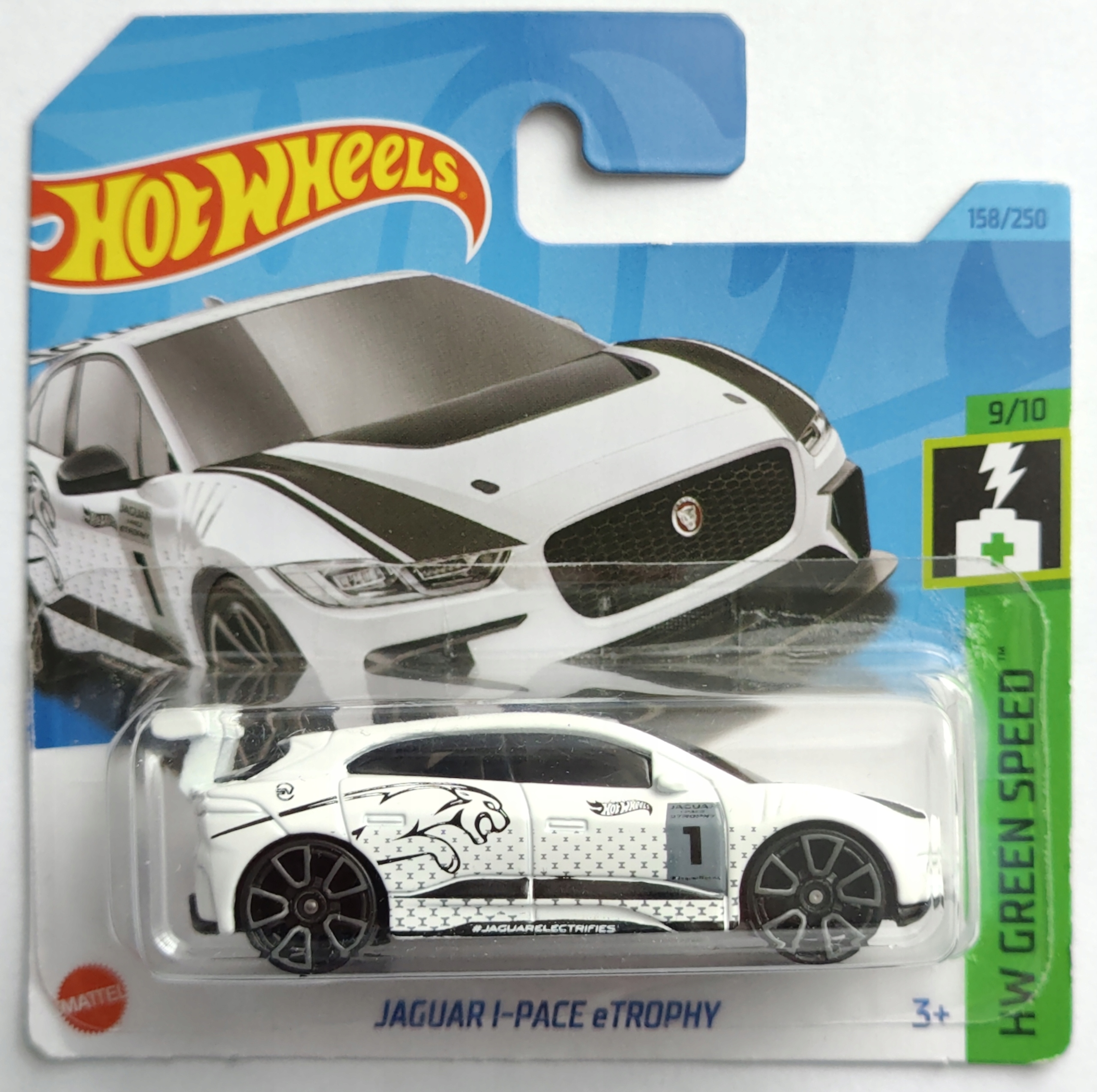 HOT WHEELS JAGUAR I-PACE eTROPHY HKK25 GREEN SPEED 2023