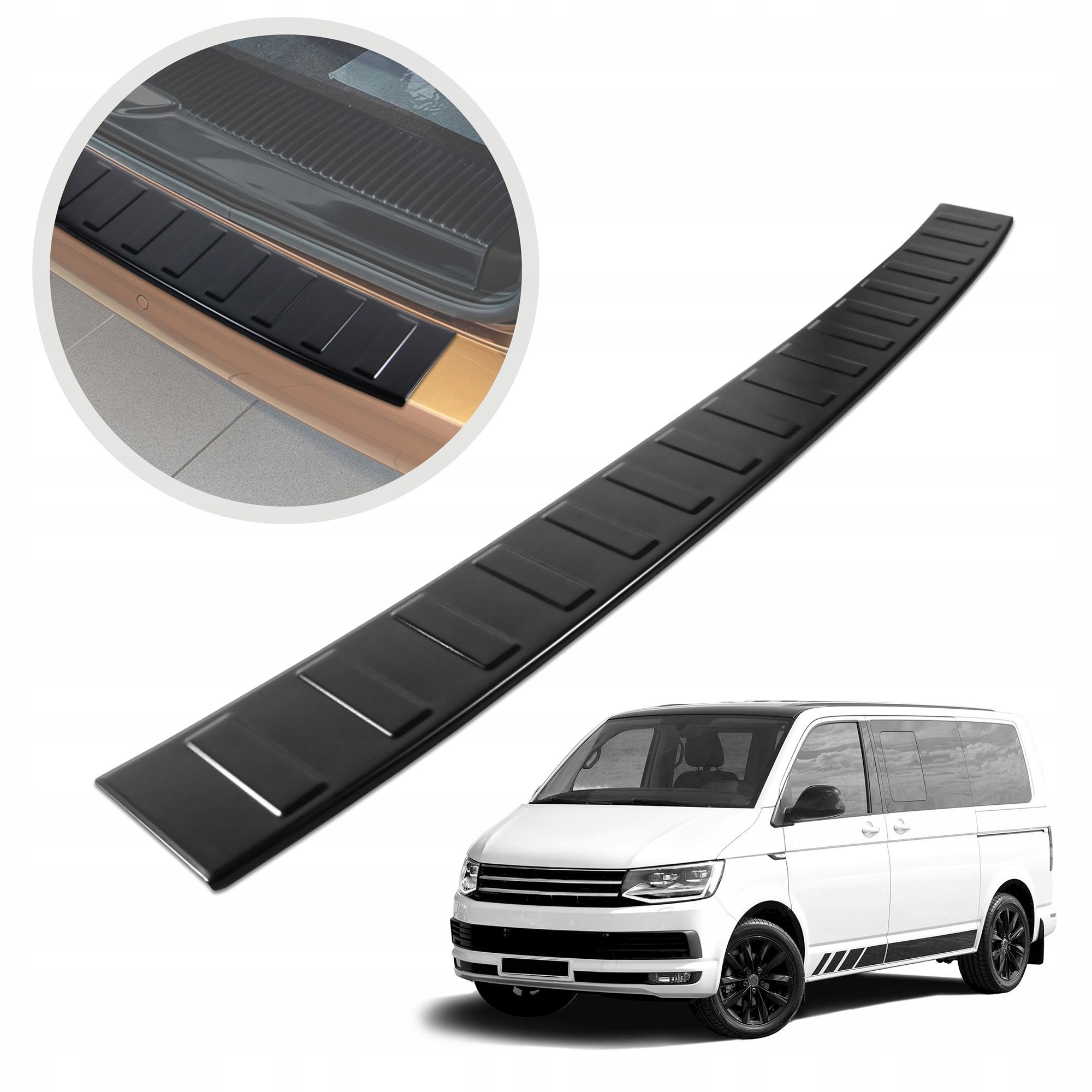 Ochranná lišta na zadný nárazník pre Vw Multivan T6 2015-2019
