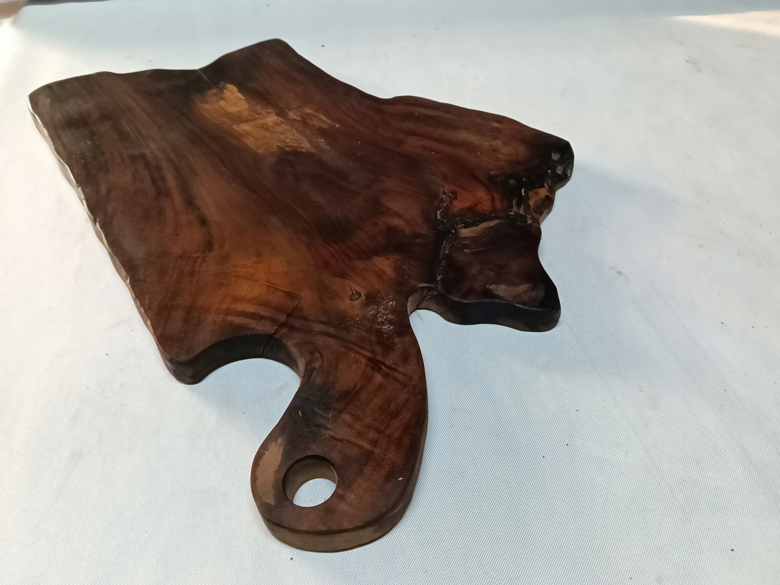 Drevená doska na servírovanie občerstvenia Palisander indonézsky 52x36x2 cm