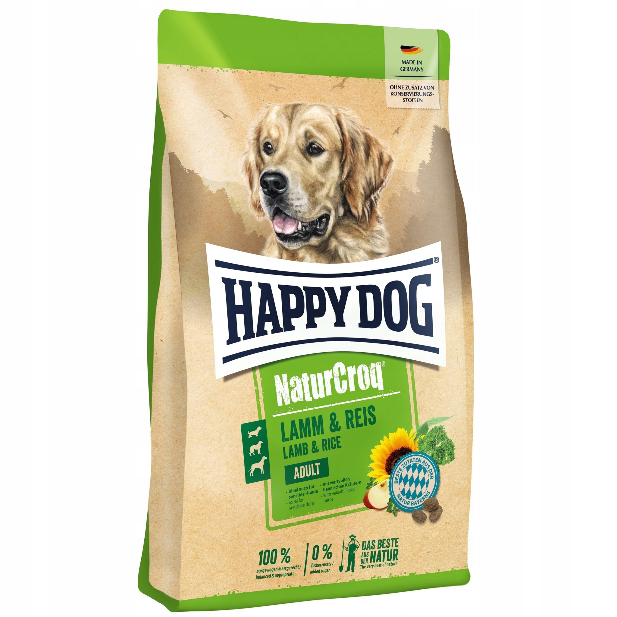 Happy Dog Naturcroq jagnięcina i ryż sucha karma dla psa 11kg