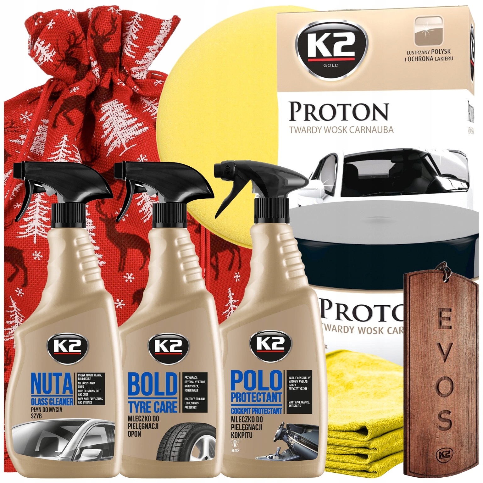 K2 Sada kosmetických přípravků pro péči o auto jako Dárek k Vánocům