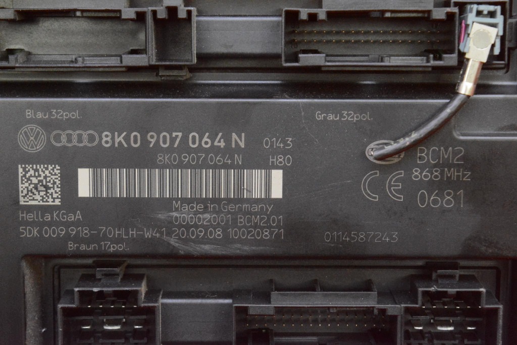Unité commande confort 8K0907064N AUDI A4 B8 2.0 TDI 143 KM 07-11