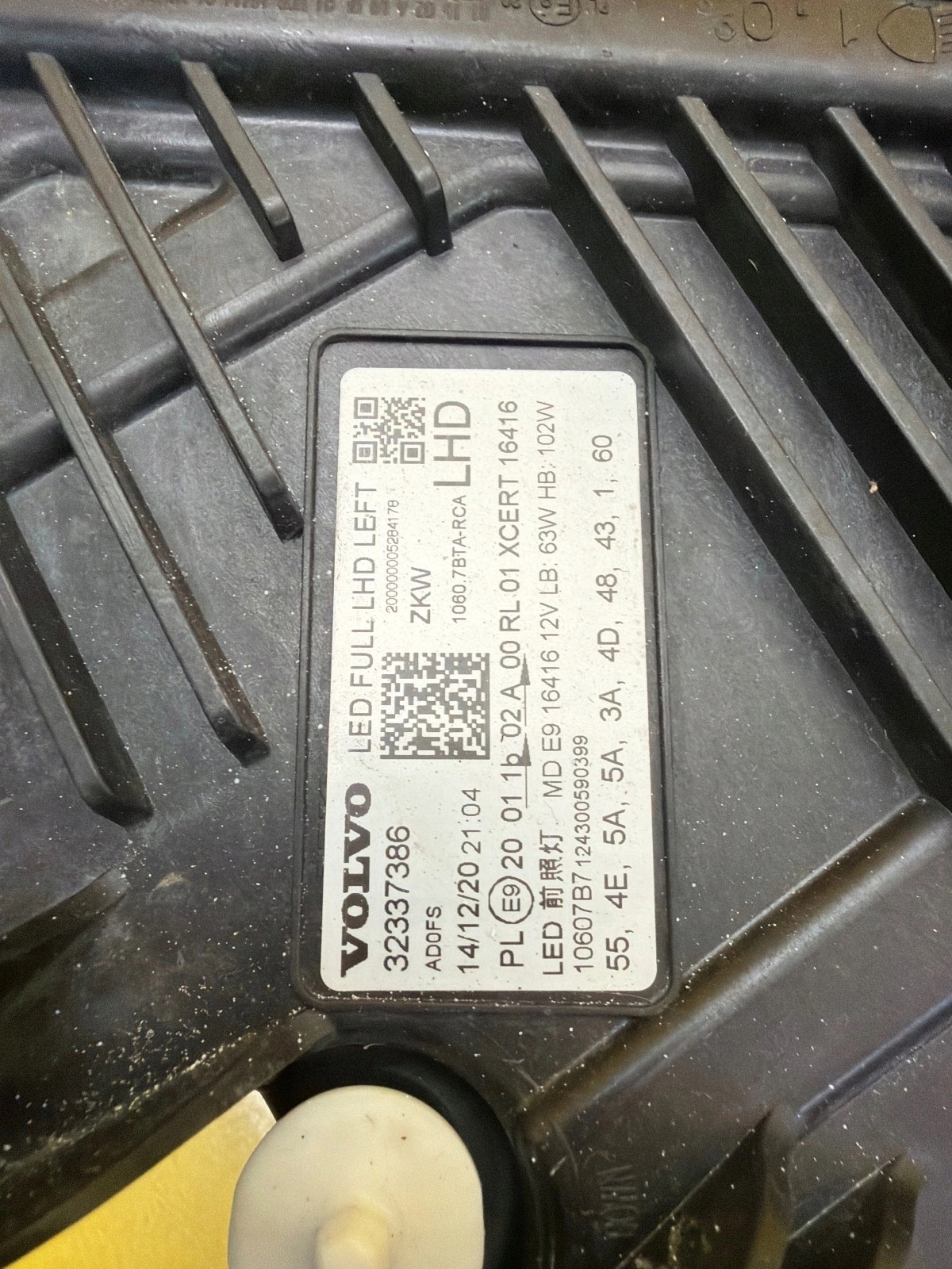 light left Volvo XC60 II Lift Full Led 32337386