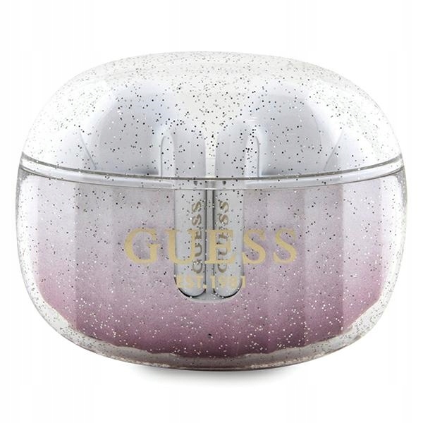 Bezdrátová Sluchátka Bluetooth Tws Guess Glitter Gradient Stanice