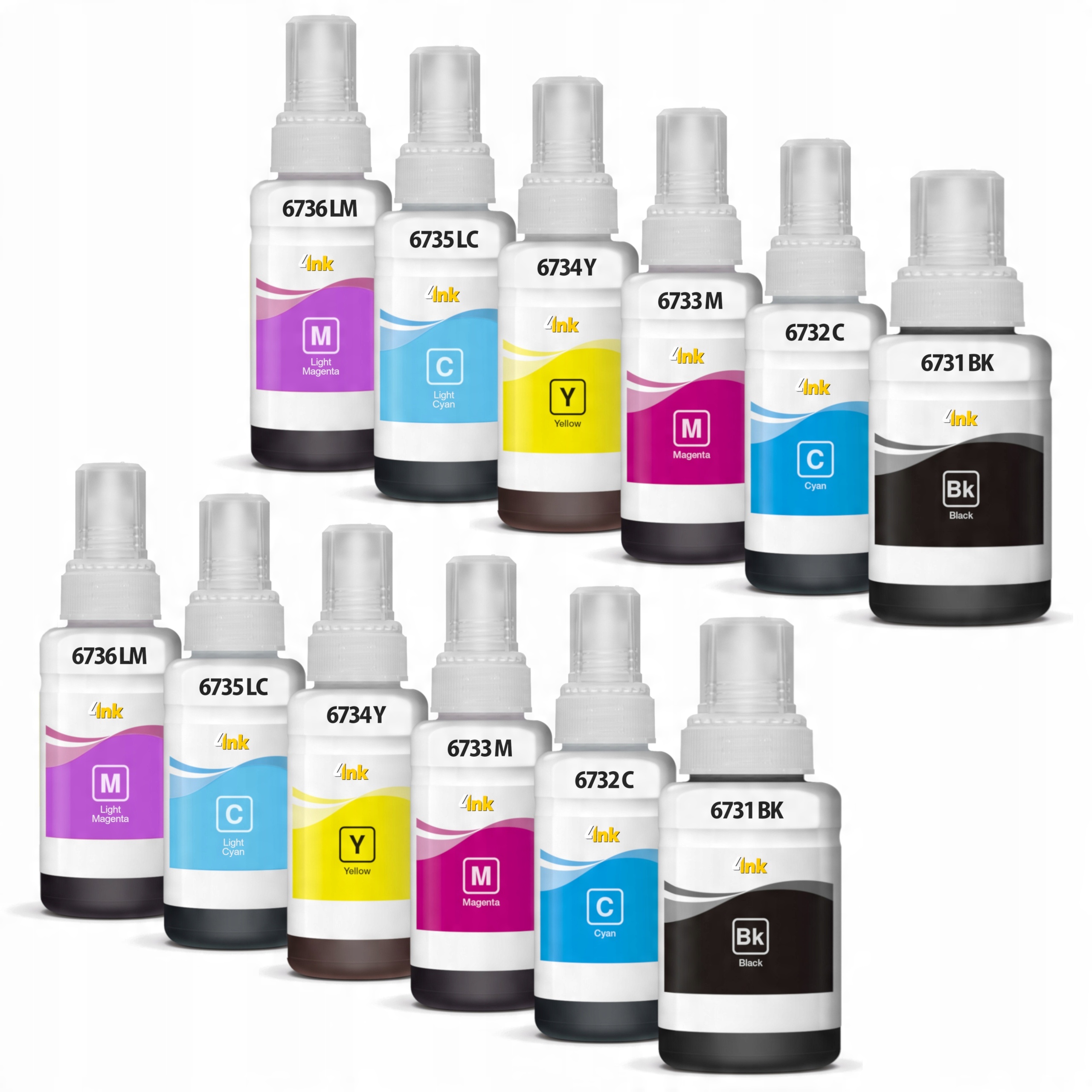 

12x Tusz 673XL Do Epson L800 L805 L810 L850 L1800