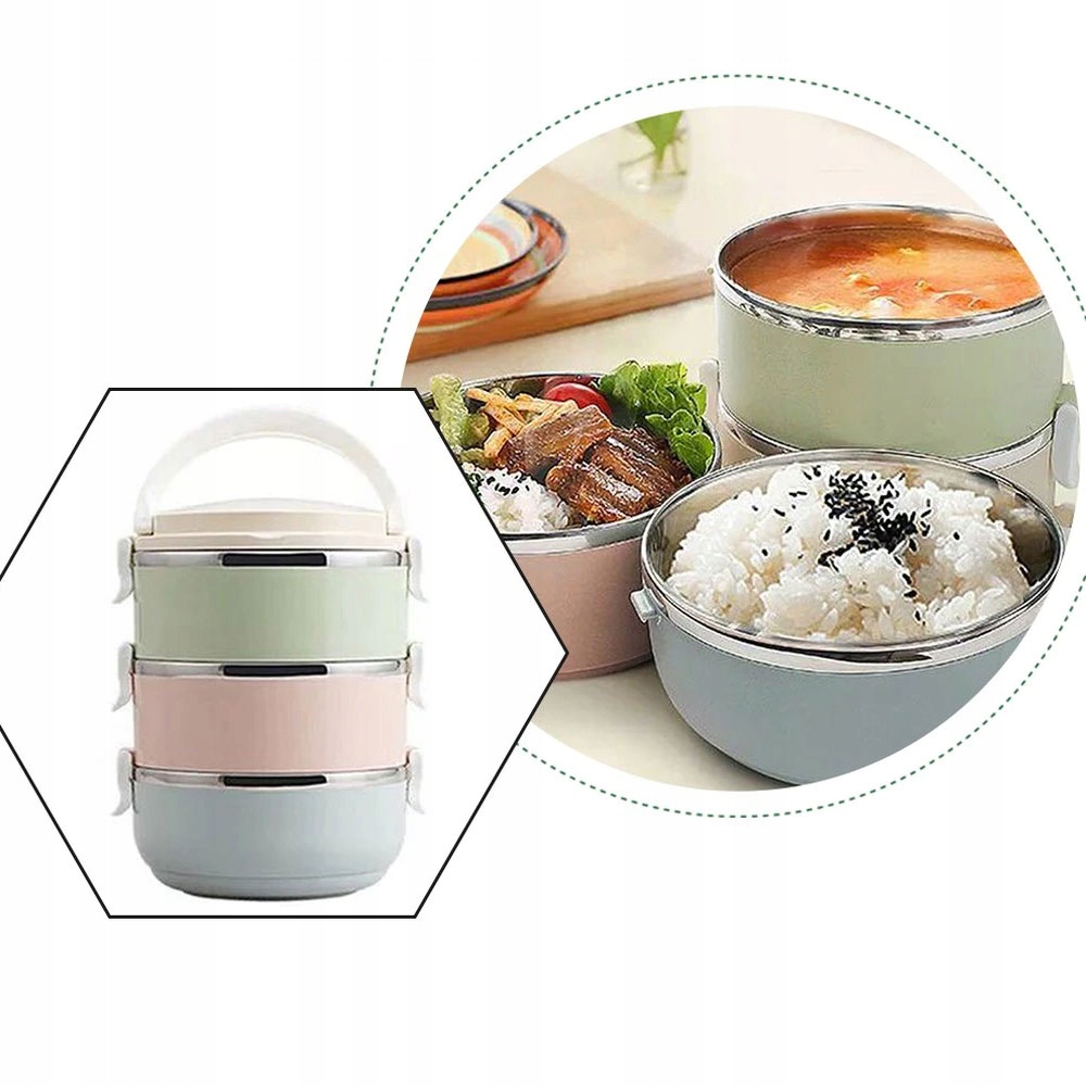 TERMOS OBIADOWY POJEMNIK TERMICZNY LUNCHBOX NA ŻYWNOŚĆ ZUPĘ Pojemność 2.25 l