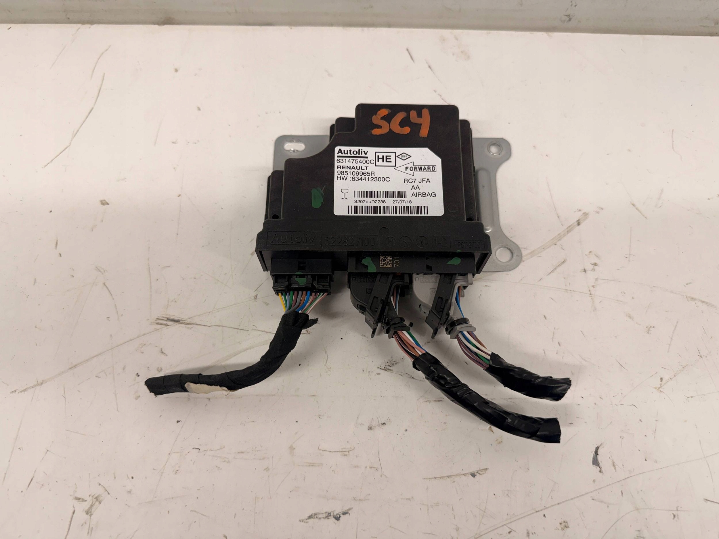 Renault Grand Scenic IV sensor airbag 985109965R