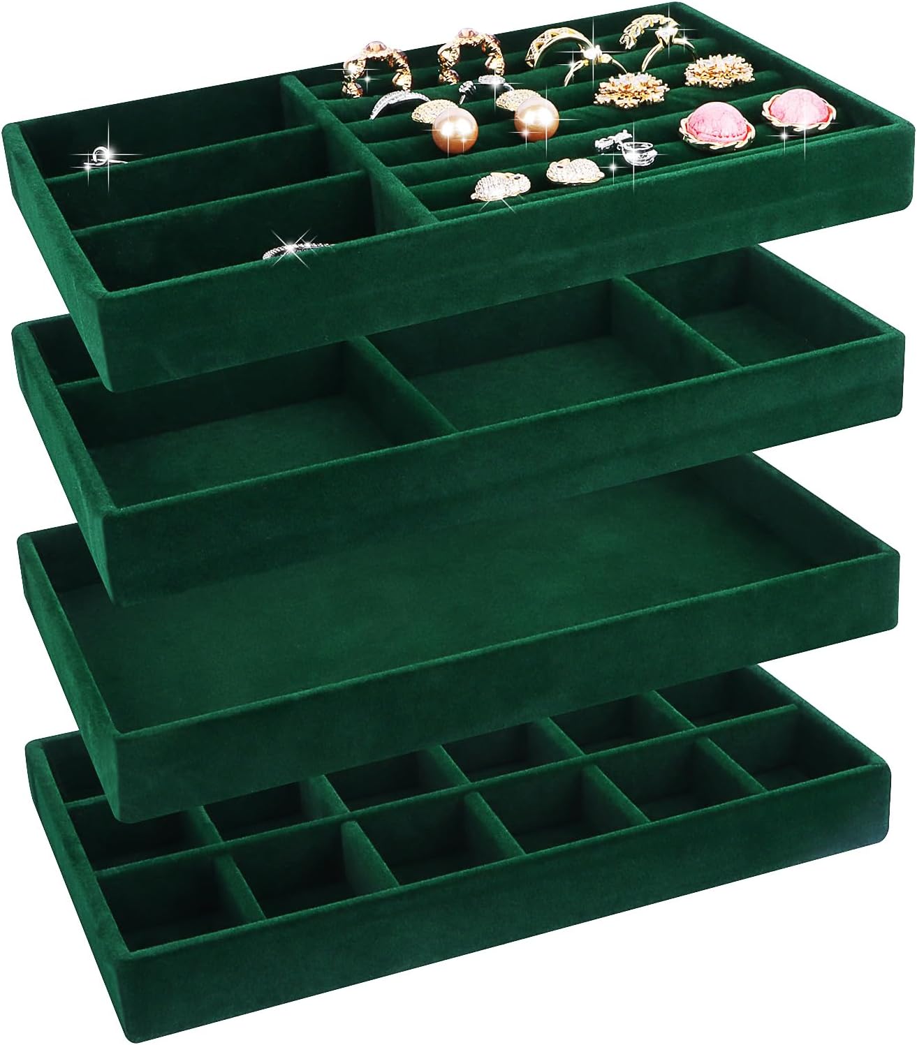 Organizér do šuplíku 21 x 12,5 cm, 4 ks