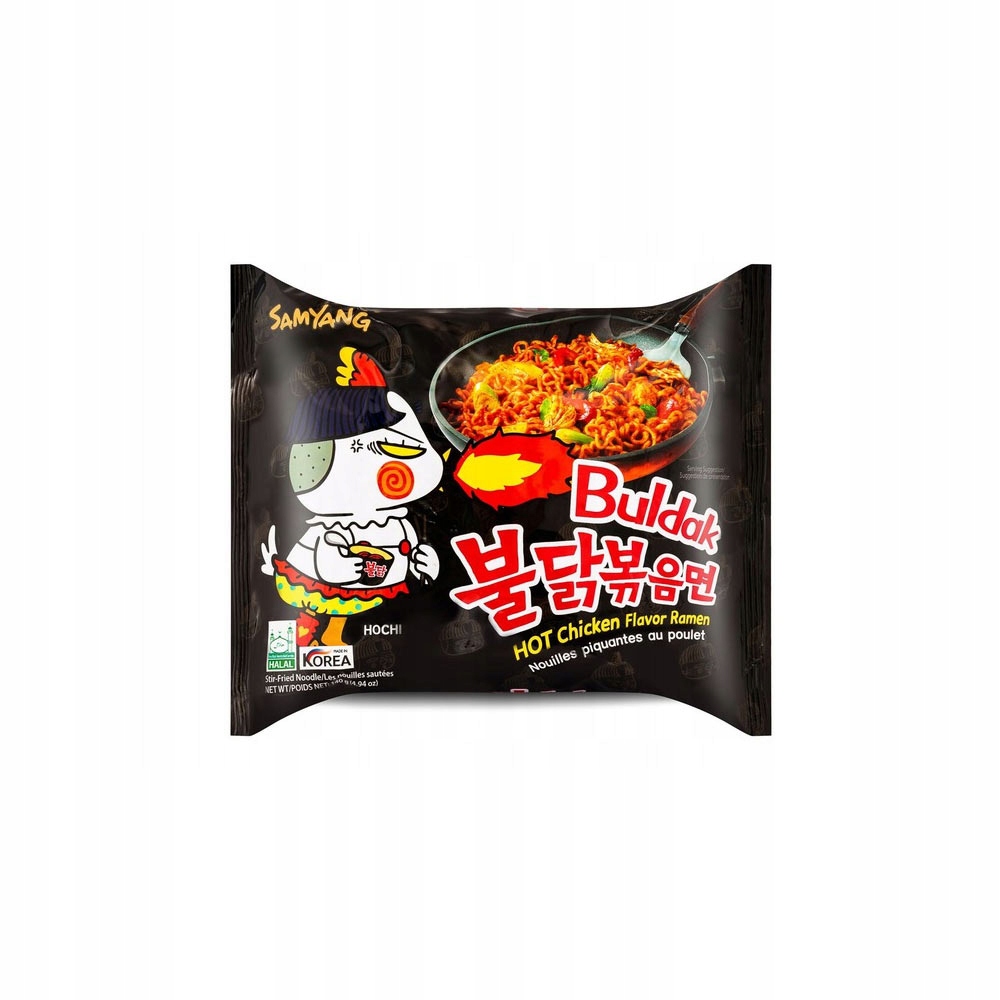 

Buldak Makaron Smażony Ostry Kurczak 140g SamYang