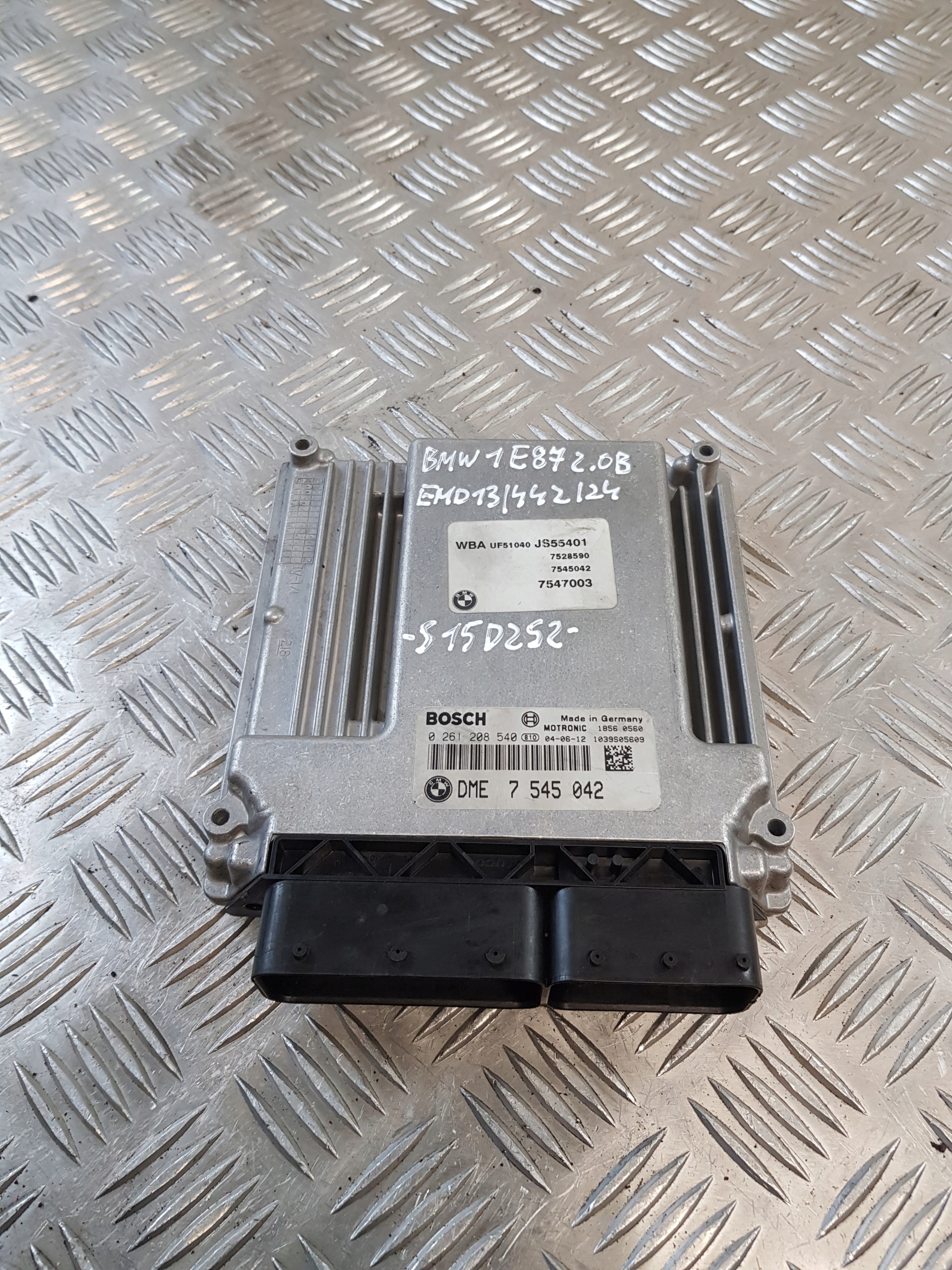 Centralina Motore 7545042 BMW 1 E87 2.0B EUROPA