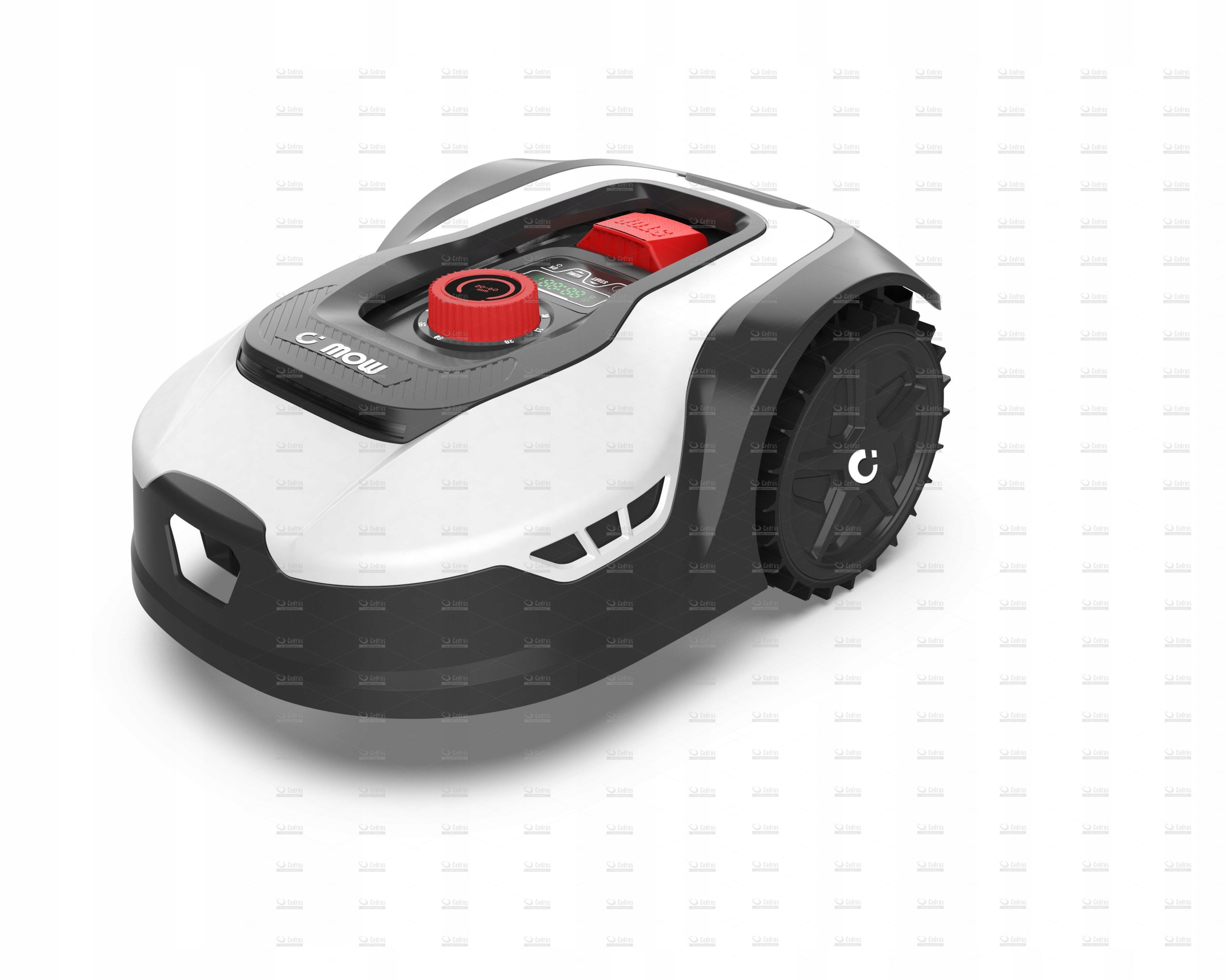 Robot koszący Cedrus C-mow M-10 na trawniku