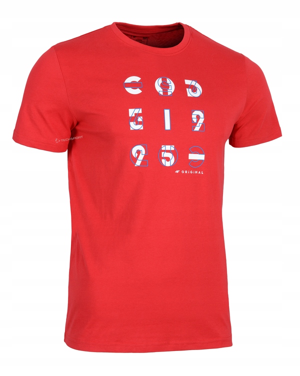 

4F Męska Koszulka T-shirt Bawełna / rozm XXXL