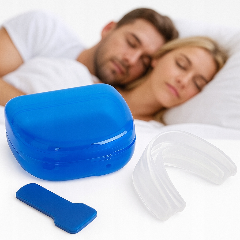 WKŁADKA PRZECIW CHRAPANIU Aparat w Etui | ZGRZYTANIE ZĘBAMI ANTYCHRAPACZ