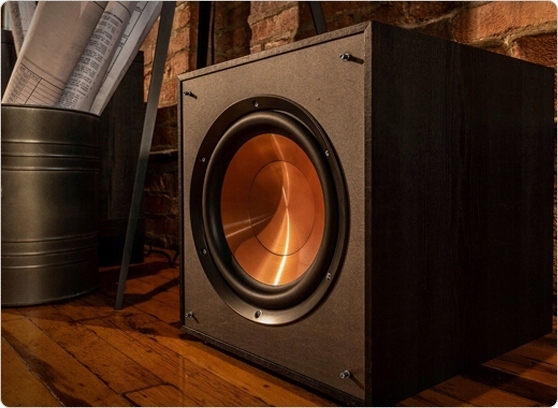 SUBWOOFER AKTYWNY KLIPSCH R-100SW REFERENCE R100SW 10"+ KABEL RCA 3m GRATIS Szerokość produktu 31.8 cm