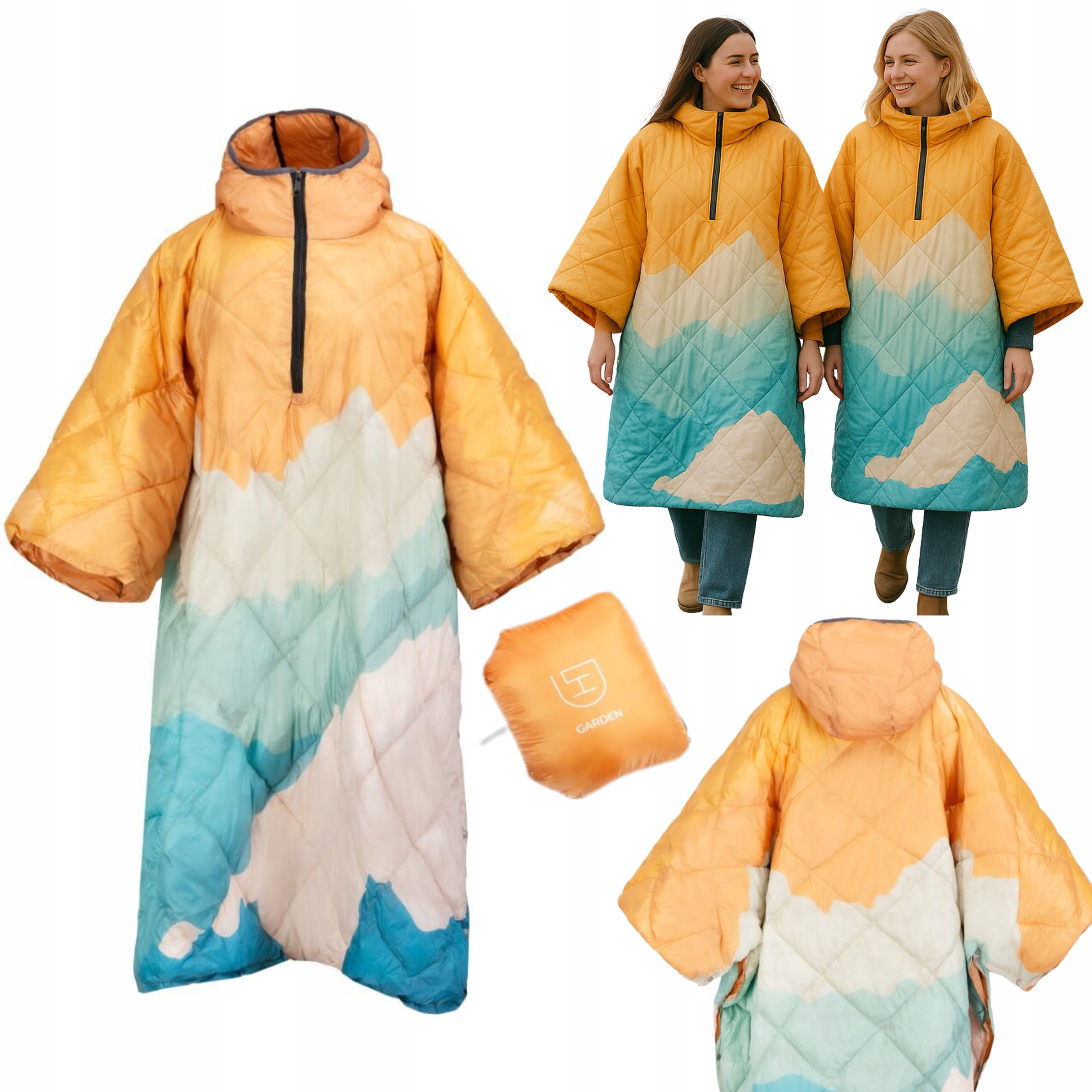 Pončo Pláštěnka Pončo Proti Dešti Unisex Barva Pánské Dámské