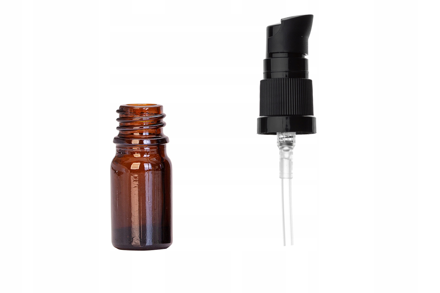 

Butelka szklana brązowa 5 ml z pompką [2] 5 sztuk