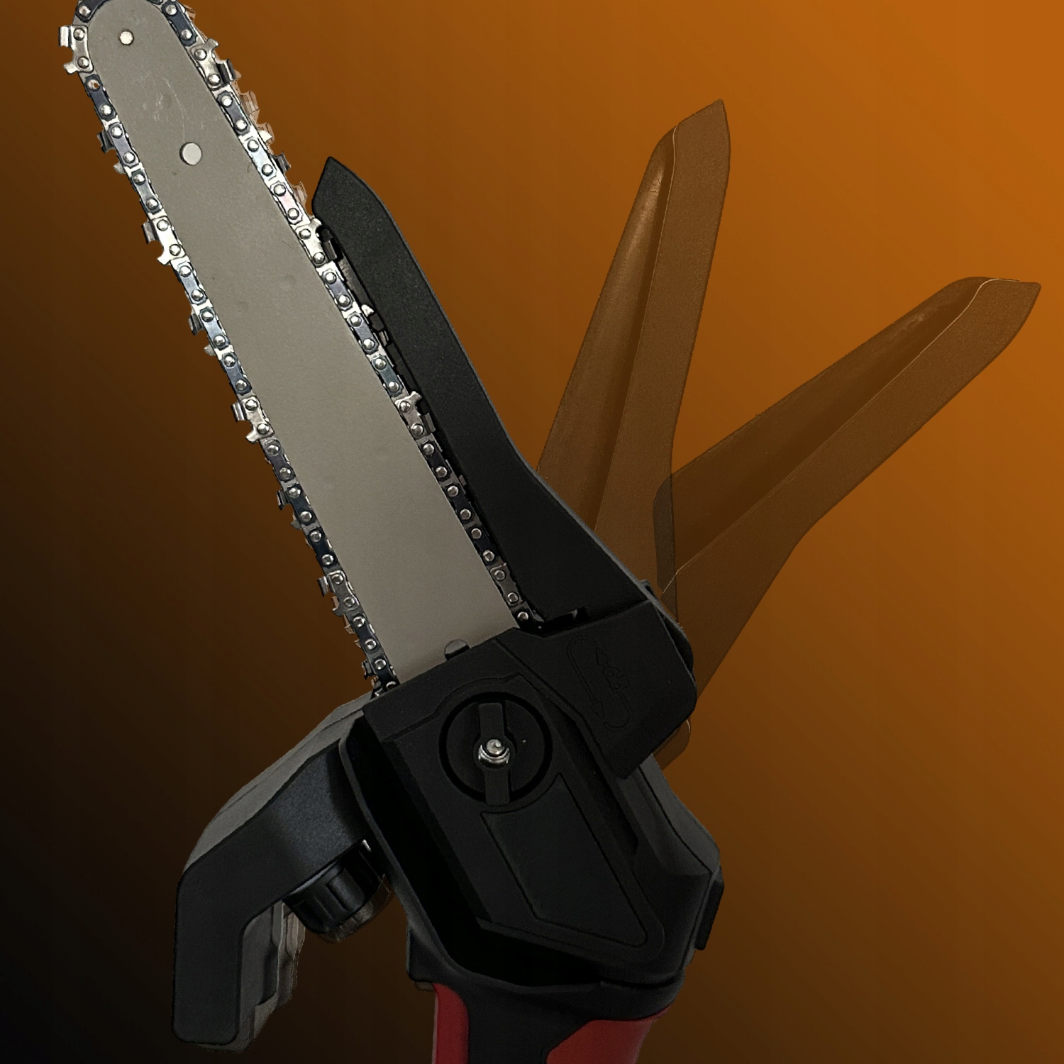 PIŁA ŁAŃCUCHOWA 8CAL BEZSZCZOTKOWA ELEKTRYCZNA PILARKA 2AKU+6mlOLEJ SMAROWY Długość prowadnicy 20 cm