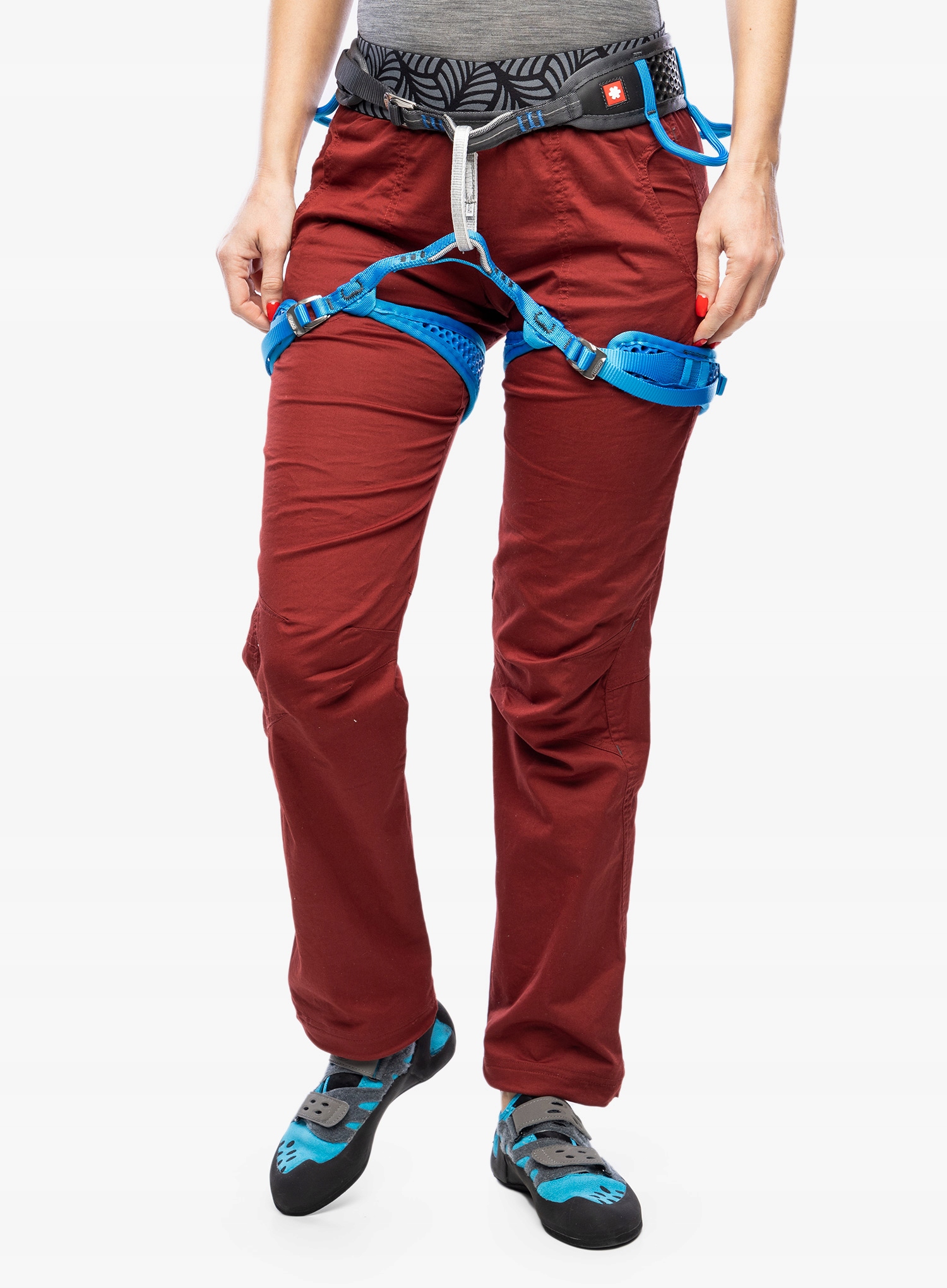 Uprząż wspinaczkowa Ocun WeBee - black/blue XL Kolor niebieski