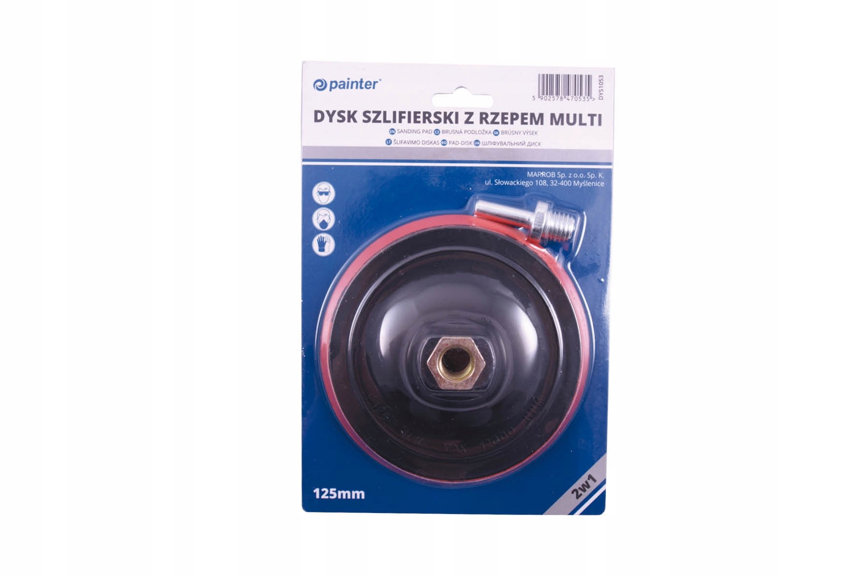 Painter Dysk Szlifierski z Rzepem Multi 125mm