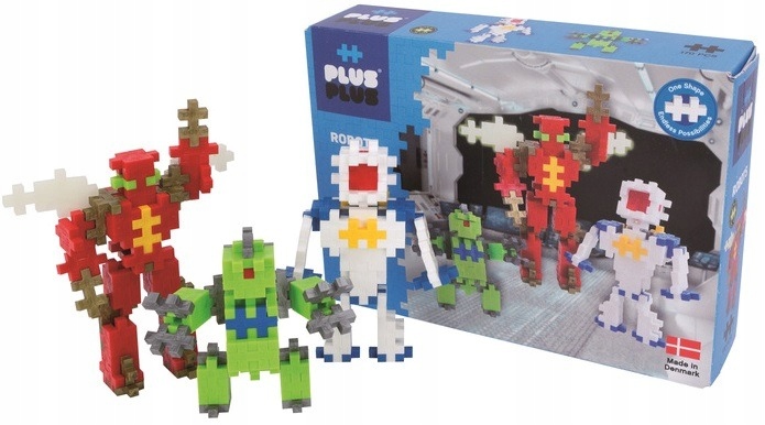 

Roboty mini klocki konstrukcyjne 170 szt Plus Plus