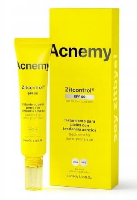 Acnemy Zitcontrol Spf 50 krem przeciwsłoneczny