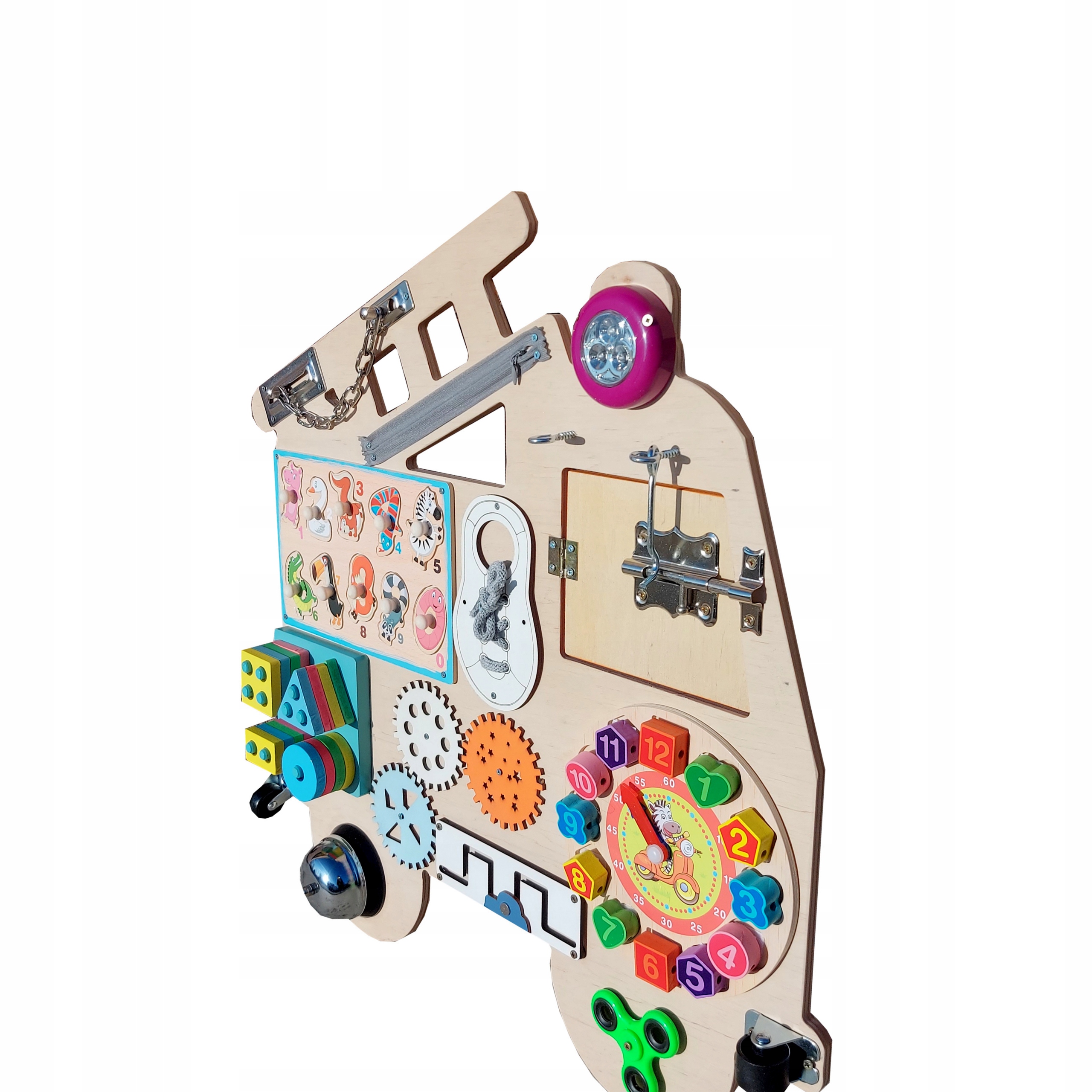 Tablica sensoryczna manipulacyjna xl eko + odznaka