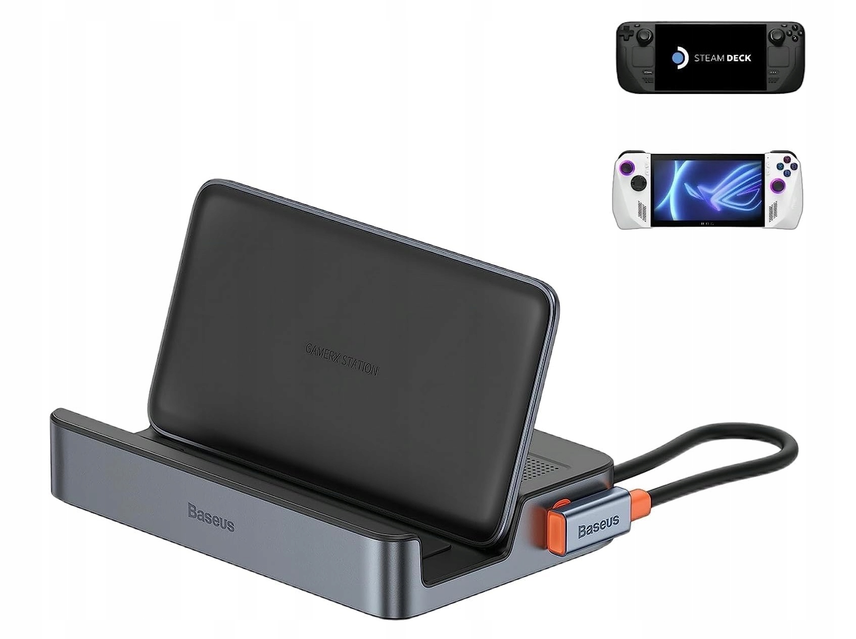 Stacja Baseus Usb-c Steam DeckGamerX 6-portowa