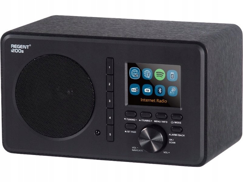 Ferguson Regent i200s Radio FM Internetowe Bluetooth Czarny