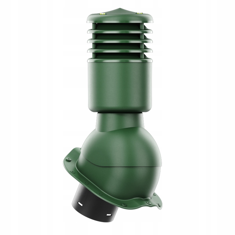 Větrací komín Smartline profil F fi 125 mm, zateplený, zelený