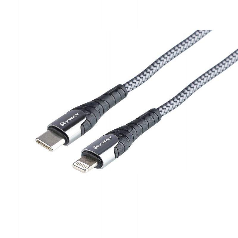 Kabel Do Ładowania Oplot 200CM Usb-c Lightning