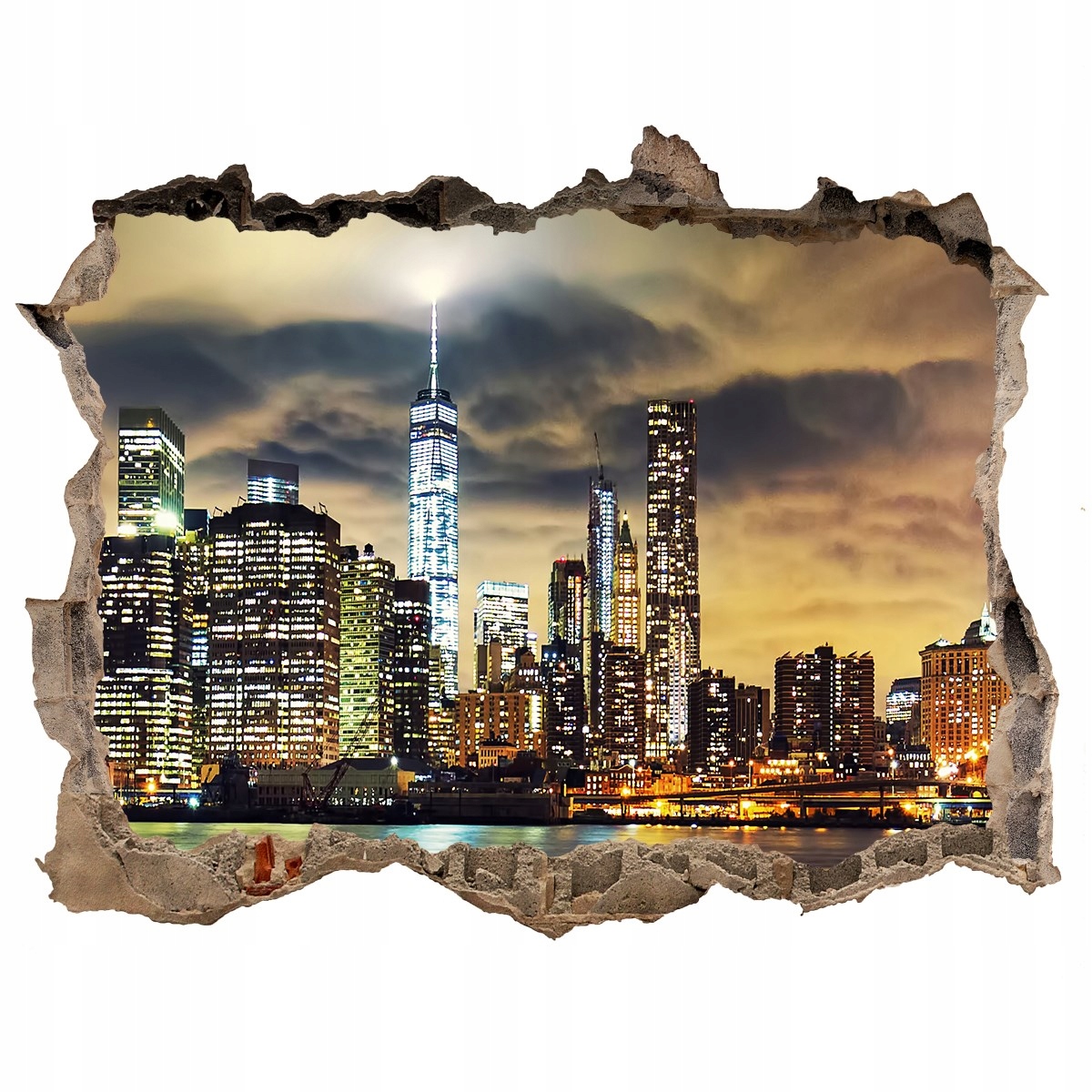 

Fototapeta dziura na ścianę Manhattan Nowy Jork