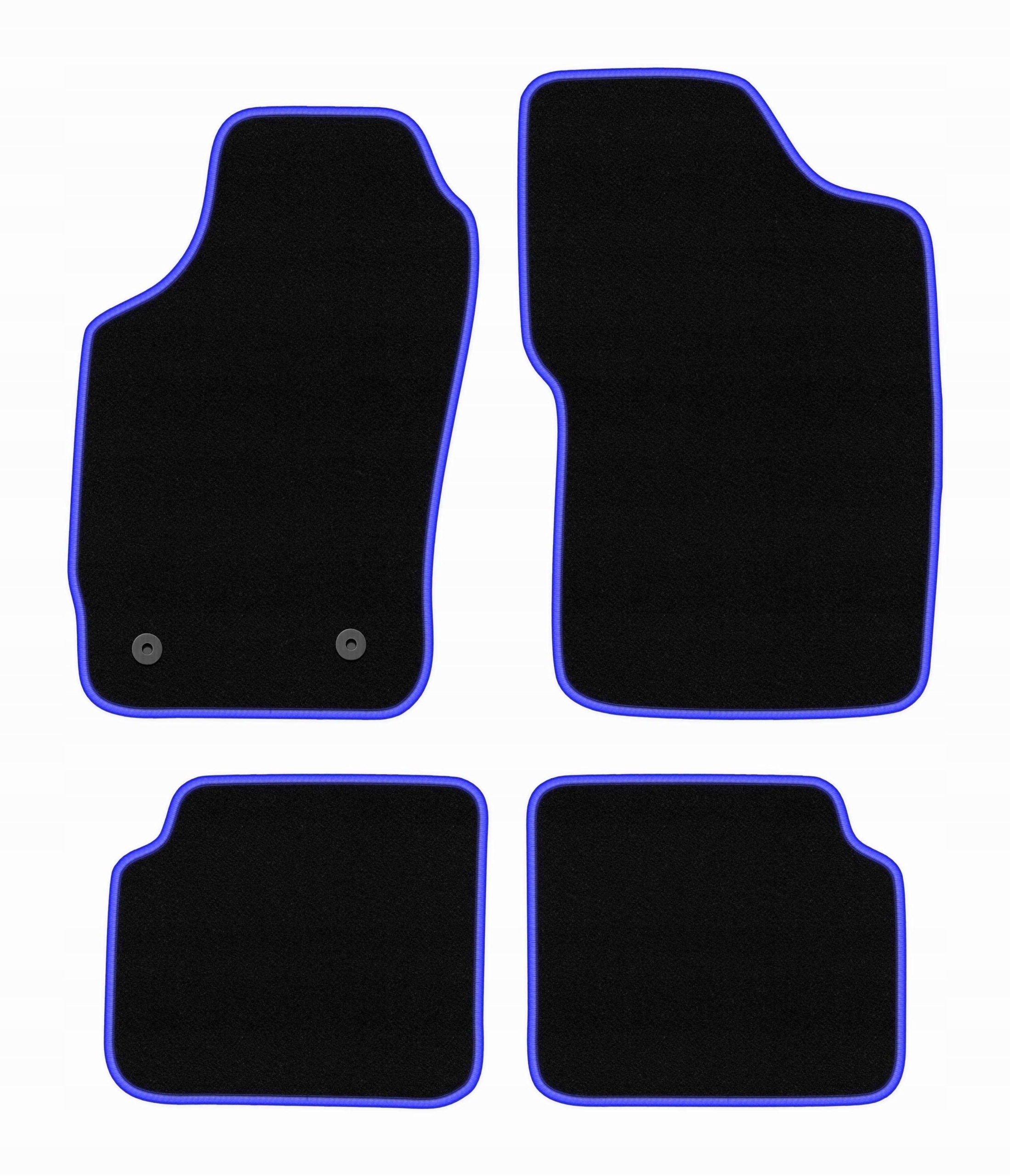 Velurové koberce pro Peugeot 205 1983-1998 hatchback komplet Carlux-blue