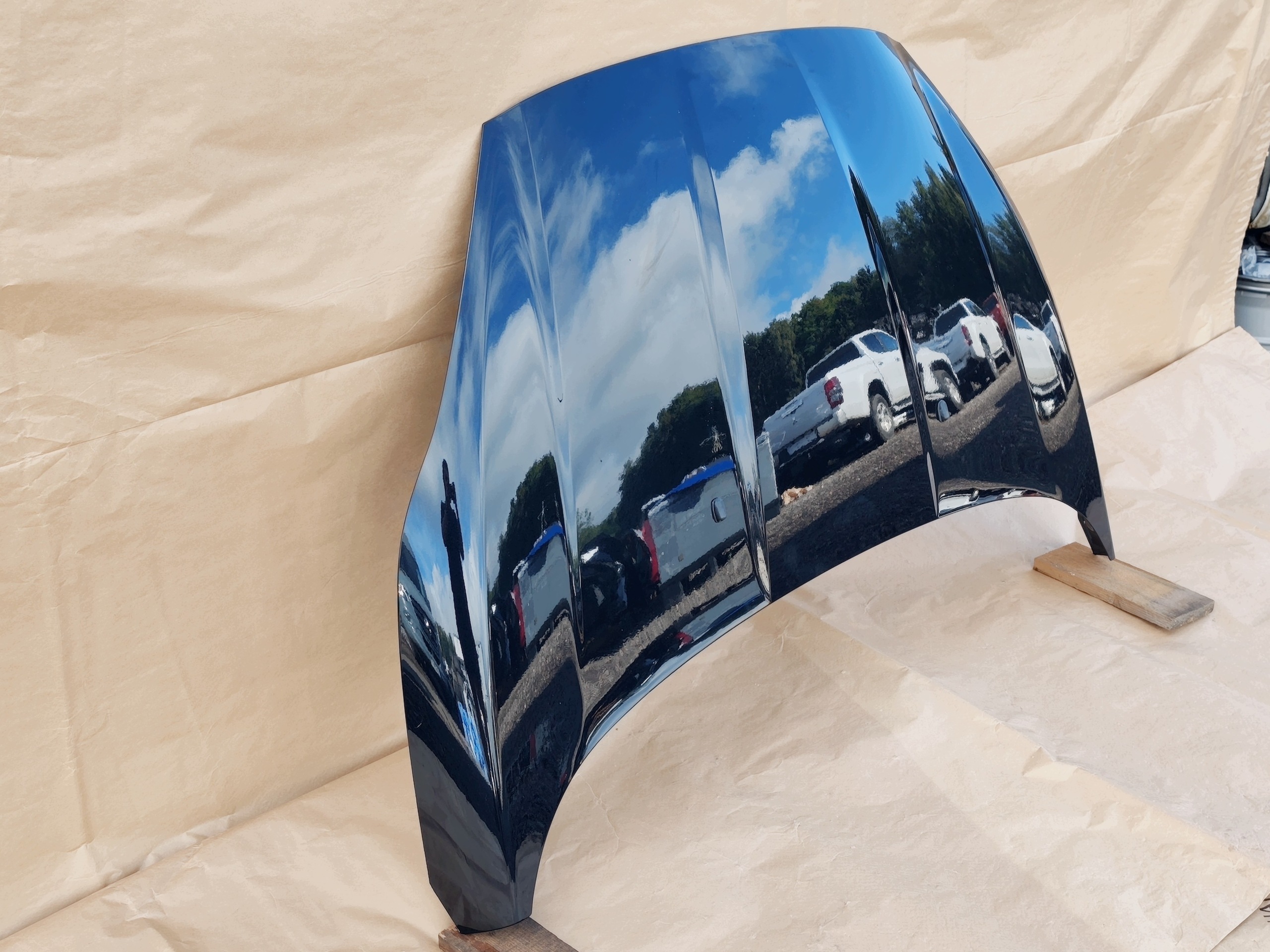 FORD FIESTA MK7 LIFT 2012-2017 bonnet front BLACK PANTHER original