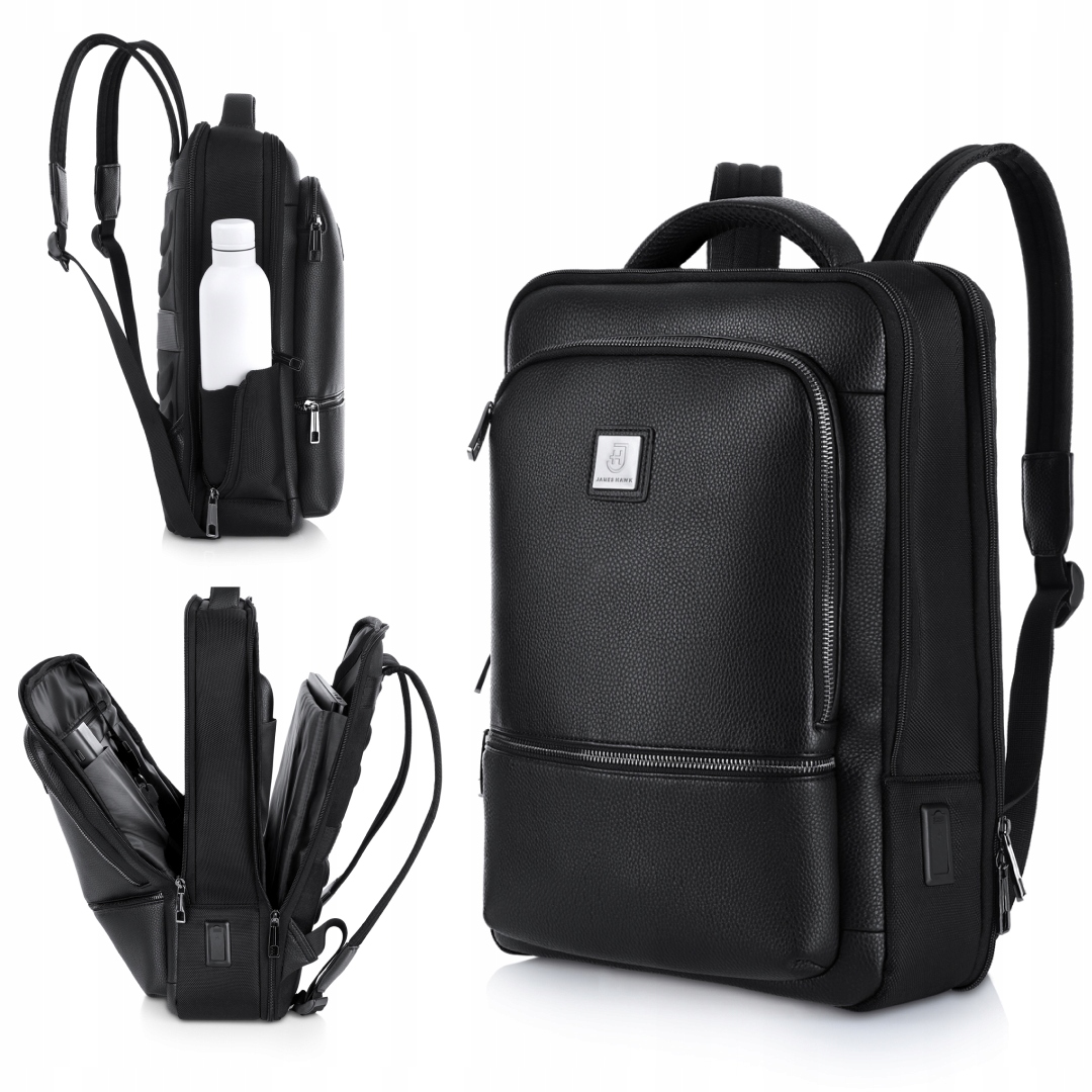 Plecak miejski na laptopa z Rfid i Usb i microUSB