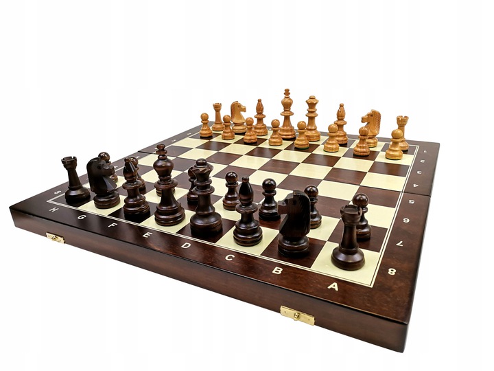 Piękne Szachy Turniejowe Czereśniowe 48x48cm EAN (GTIN) 5905054640286